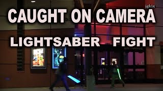 Lightsaber Fight Caught on Camera [upl. by Vassily438]