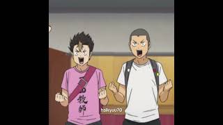 Nishinoya y Tanaka 💗💗haikyuu nishinoyayuu parati tanaka viralvideo parati [upl. by Hanoy]