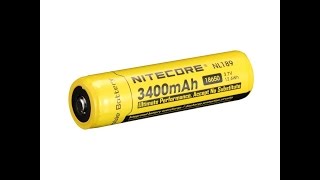 Nitecore NL189 Protected 18650B 3400mAh Battery Thorough Review And Test Good Performance Poor Build [upl. by Niall]