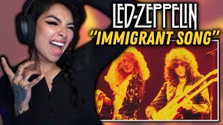 I COULDNT STOP DANCING  Led Zeppelin  quotImmigrant Songquot FIRST TIME REACTION [upl. by Mich]