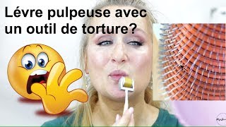 Lèvre pulpeuse avec un outil de torture  Dermaroller    MijoBeauté [upl. by Jennette]