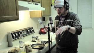 Nerdy White Kid KILLS quotLook at Me Nowquot Pancake Rap [upl. by Pyne]