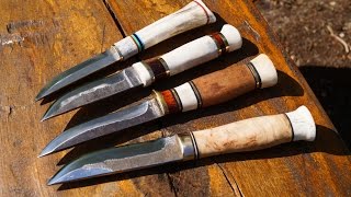 Custom Puukko Knives handgemachte Nordische Messer nordic Skandi Michael Freund Deutschland Germany [upl. by Gildea]