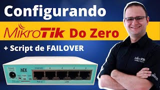 Como configurar MikroTik do Zero RB 750gr3 com Firewall e Failover [upl. by Anatole239]