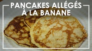 Faire des pancakes allégés à la banane  Click n Cook [upl. by Noraed978]