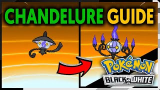 HOW TO EVOLVE LAMPENT INTO CHANDELURE ON POKEMON BLACK AND WHITE [upl. by Alric232]