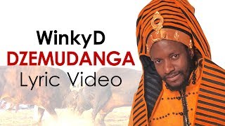 Winky D  Dzemudanga Lyric Video [upl. by Ellimahs]