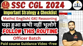 SSC CGL 2024 Strategy Right way to cover syllabus amp revision Paid guidance video free 🔥 [upl. by Fougere990]