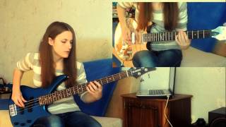 Muse  Easily Bassguitar cover HD [upl. by Stacee]