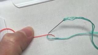 Couching Stitch Embroidery Tutorial [upl. by Mutz]