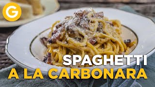 El MEJOR SPAGHETTI a la CARBONARA 🍝 Tradicional receta ITALIANA por Julieta Oriolo  El Gourmet [upl. by Melamed273]