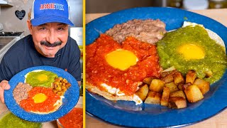 Huevos Divorciados – Quick amp Easy Mexican Breakfast Recipe [upl. by Enoj]