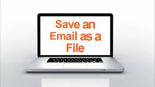 O365 Email Save an Email as a File [upl. by Magda]