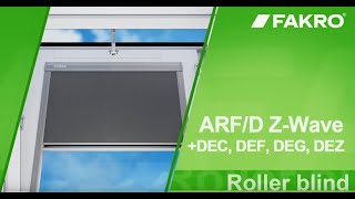 FAKRO  ARFD ZWave for DEC DEF DEG DEZ flat roof windows [upl. by Anawyt]