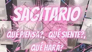 SAGITARIO ♐️ BONITA CONEXIÓN ❤️ QUÉ PIENSA QUÉ SIENTE QUÉ HARÁ ❤️ SAGITTARIUS [upl. by Ogeid]