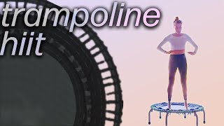 Get fit and have fun  20 min trampoline hiit  quick  intense rebounding workout for weight loss [upl. by Simona]