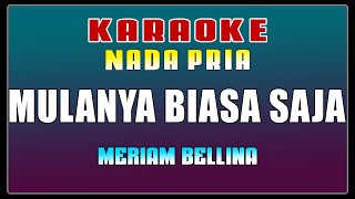 KARAOKE  Mulanya Biasa Saja  Meriam Bellina  Nada Pria [upl. by Nunci520]