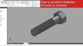 Auodesk Inventor Tutorial  How to Add Thread Modeler in Inventor [upl. by Oicnedif]