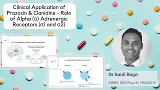 Clinical Application of Prazosin amp Clonidine  Role of Alpha α Adrenergic Receptors α1 and α2 [upl. by Ahsitnauq]