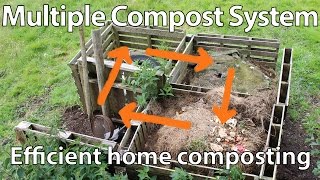 Create a Multiple Compost Bin System for Efficient Composting [upl. by Esyahc]