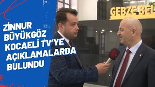 ZİNNUR BÜYÜKGÖZ KOCAELİ TVYE AÇIKLAMALARDA BULUNDU [upl. by Binky]