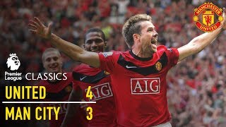 Manchester United 43 Manchester City 0910  Premier League Classics  Manchester United [upl. by Animor]