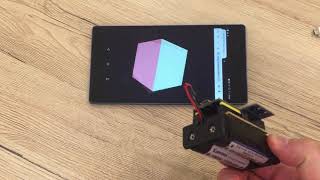 ESP32  MPU9250 3D orientation visualisation [upl. by Nary]