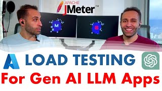 Load Testing For Generative AI LLM Apps Using JMeter [upl. by Euqinimod]