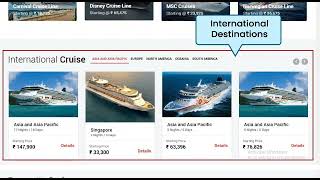 How to book Cruise on Akbar Travels Online B2B portal [upl. by Sonnnie]