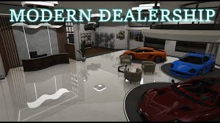 FIVEM MLO  MODERN DEALERSHIP  GTA V INTERIOR [upl. by Mag]