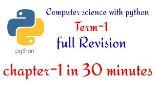 Python class 12 Python revision tourOne shot revision [upl. by Raamal]