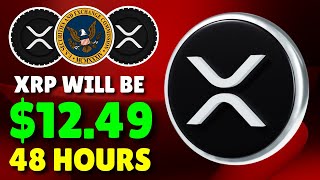 XRP Holders We Are 24 HOURS AWAY  1249 PER XRP [upl. by Ahsikad]