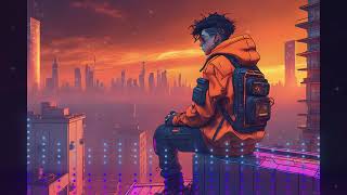 the day the sunset never ends  80s Synthwave Retro [upl. by Rutherfurd49]