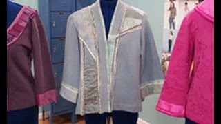 Londa Rohlfing Shows How To Create Sweatshirt Jackets on Its Sew Easy 5032 [upl. by Pliske120]