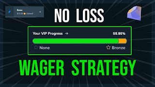 No Loss BEST VIP Wager Strategy For Bronze  Stake [upl. by Natsirc]