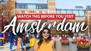 AMSTERDAM TRAVEL TIPS FOR FIRST TIMERS  30 MustKnows Before Visiting Amsterdam  What NOT to Do [upl. by Sturdivant]