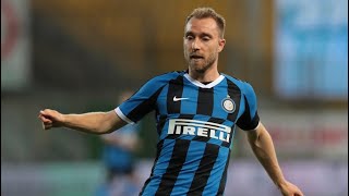 ERIKSEN FREEKICK winning goal inter milan vs ac milan [upl. by Annawat]