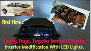 Toyota Innova Crysta  Interior Modification  Centy Scale Model [upl. by Snahc]