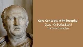 Cicero On Duties book 1  The Four Characters  Philosophy Core Concepts [upl. by Atinek497]