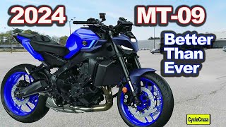 NEW 2024 Yamaha MT09 Review  Better Than Ever [upl. by Alraep]