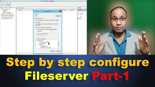 Step by step configure File server Part1  How to configure file server resource manager [upl. by Fleming]