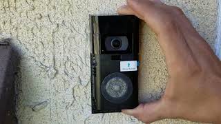 Ring Doorbell installation on a stucco Wall [upl. by Nosinned]