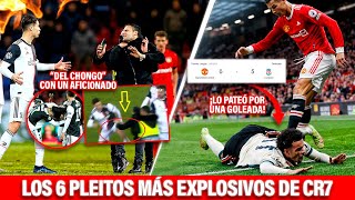 LOS 6 PLEITOS MÁS EXPLOSIVOS DE CR7 💀🔥 [upl. by Nil339]