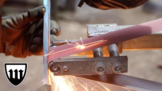 Forging a arming sword part 1 forging the blade [upl. by Sualocin209]