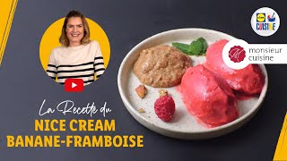 Nice cream banane framboise avec Lucilewoodward  Lidl Cuisine [upl. by Farhi]