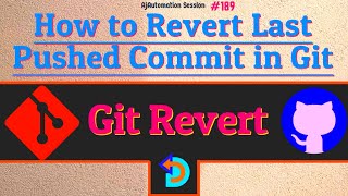 How to Revert Last Pushed Commit using CMD  Undo Git Push Undo  Last Pushed Commit via CMD Prompt [upl. by Lauri]