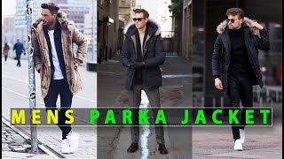 parka jacket men  parka jacket outfit  how to style a parka jacket shorts [upl. by Lam]