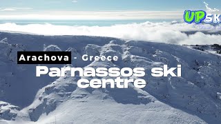 Χιονοδρομικό Κέντρο Παρνασσού Parnassos Ski Centre 4K [upl. by Ifill]