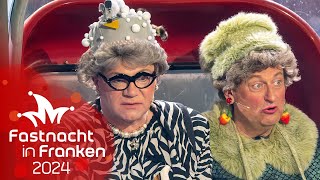 Waltraud und Mariechen im Skilift  Fastnacht in Franken 2024  BR Kabarett amp Comedy [upl. by Liatnahs]