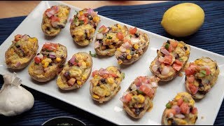 TexMex Vegan Potato Skins  Forks Over Knives [upl. by Nylzaj]